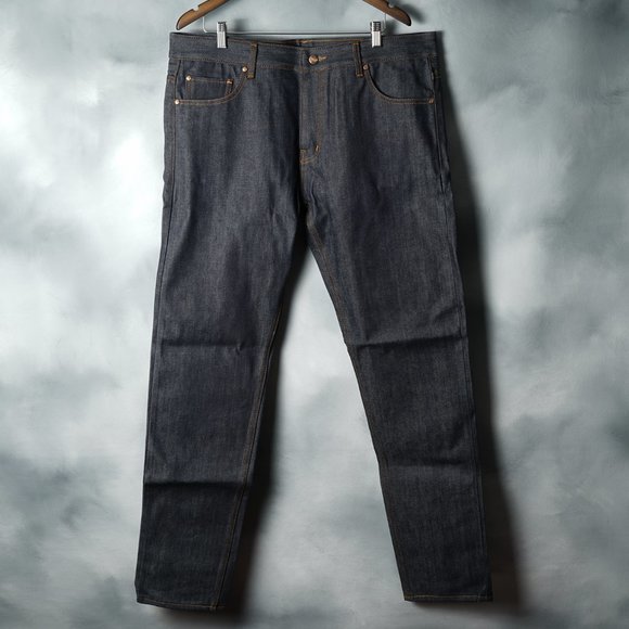 Soso Selvedge Men's Denim Jeans Pants with orange threads - Size 40 - Picture 9 of 10